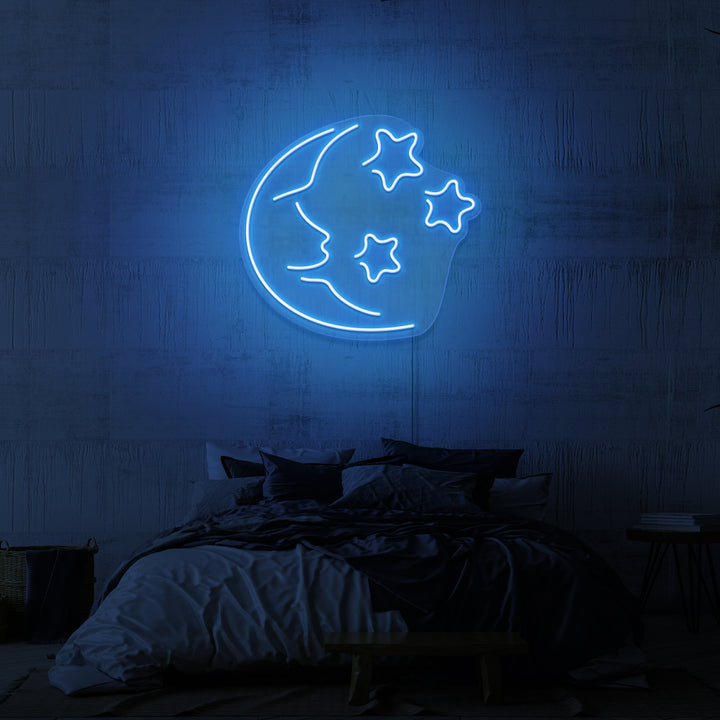 "NIGHT SKY" NEON SKILT