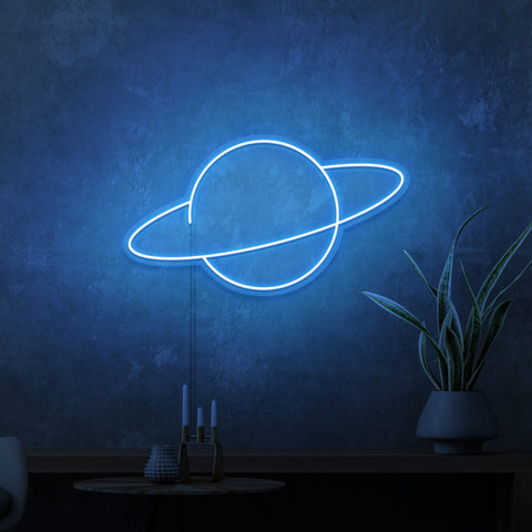 "SATURN" MINI NEONSKYLT