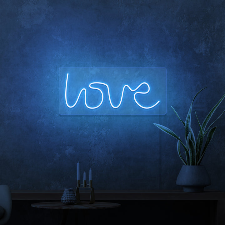 "LOVE" MINI NEON SKILT