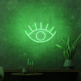 Mini-Leuchtreklame „EYE“. 