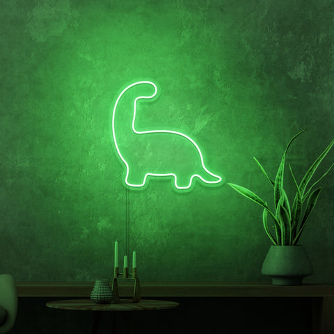 Mini-Leuchtreklame „Dino“. 