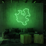 „SEALAND“ NEONSCHILD 
