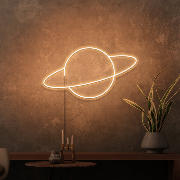 MINI RÓTULO DE NEÓN "SATURNO"