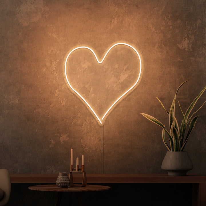 "HJERTE" MINI NEON SKILT