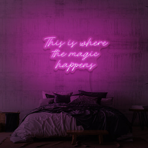 "MAGISK" NEONSKYLT