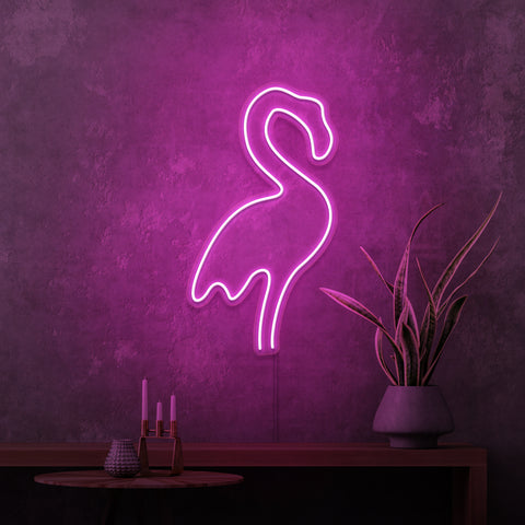"FLAMINGO" MINI NEONSKYLT