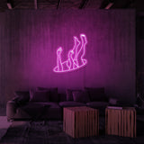 "DEEP SPACE" NEONSKYLT