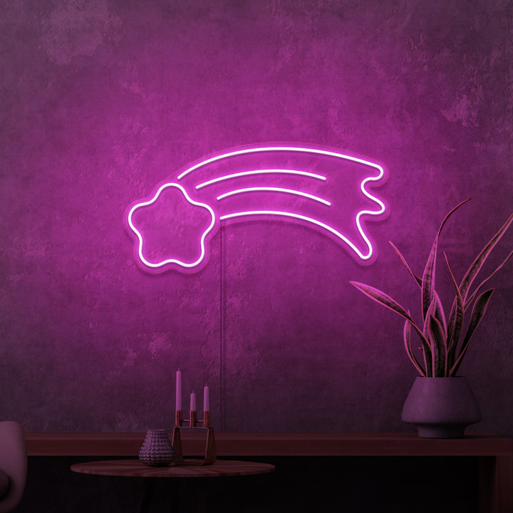 "STJERNESKUD" MINI NEON SKILT