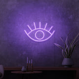 Mini-Leuchtreklame „EYE“. 