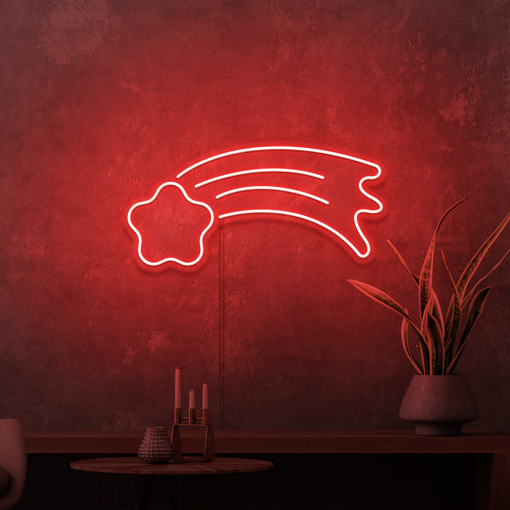 "STJERNESKUD" MINI NEON SKILT