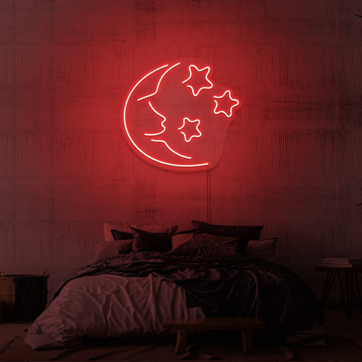 "NIGHT SKY" NEON SKILT