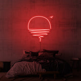 "SOLNEON" NEONSKYLT