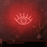 Mini-Leuchtreklame „EYE“. 
