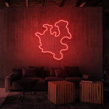 „SEALAND“ NEONSCHILD 
