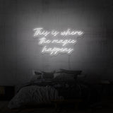 "MAGISK" NEONSKYLT