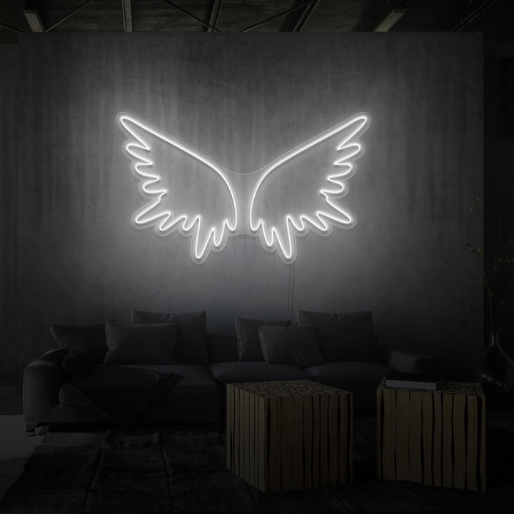 "ENGLE VINGER" NEON SKILT