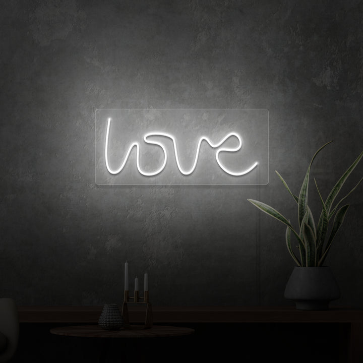 "LOVE" MINI NEON SKILT