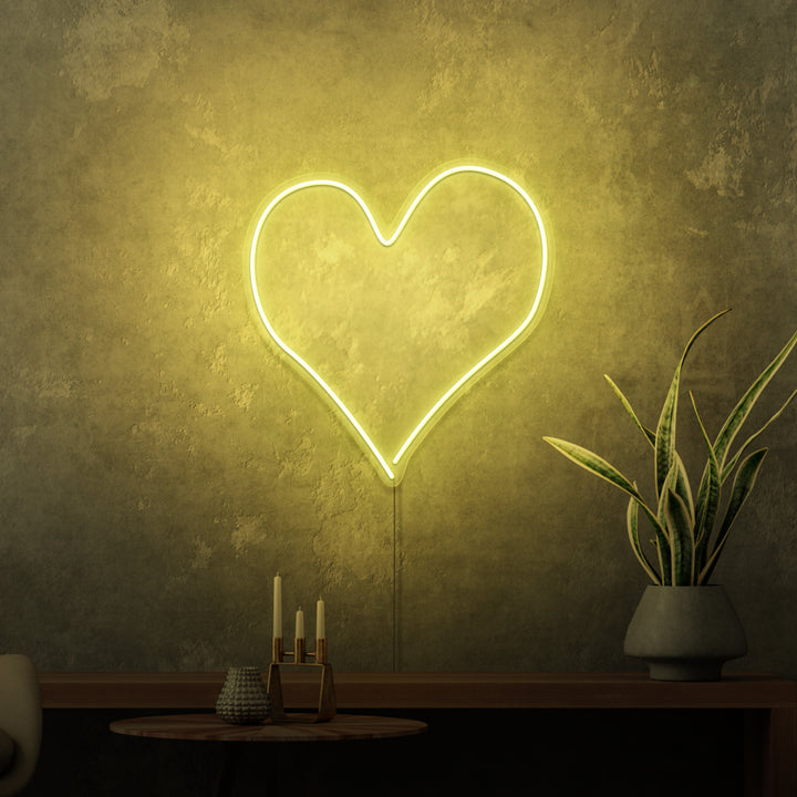 "HJERTE" MINI NEON SKILT