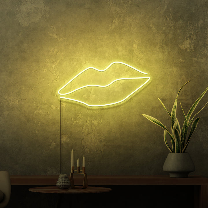 "LIPS" MINI NEON SKILT
